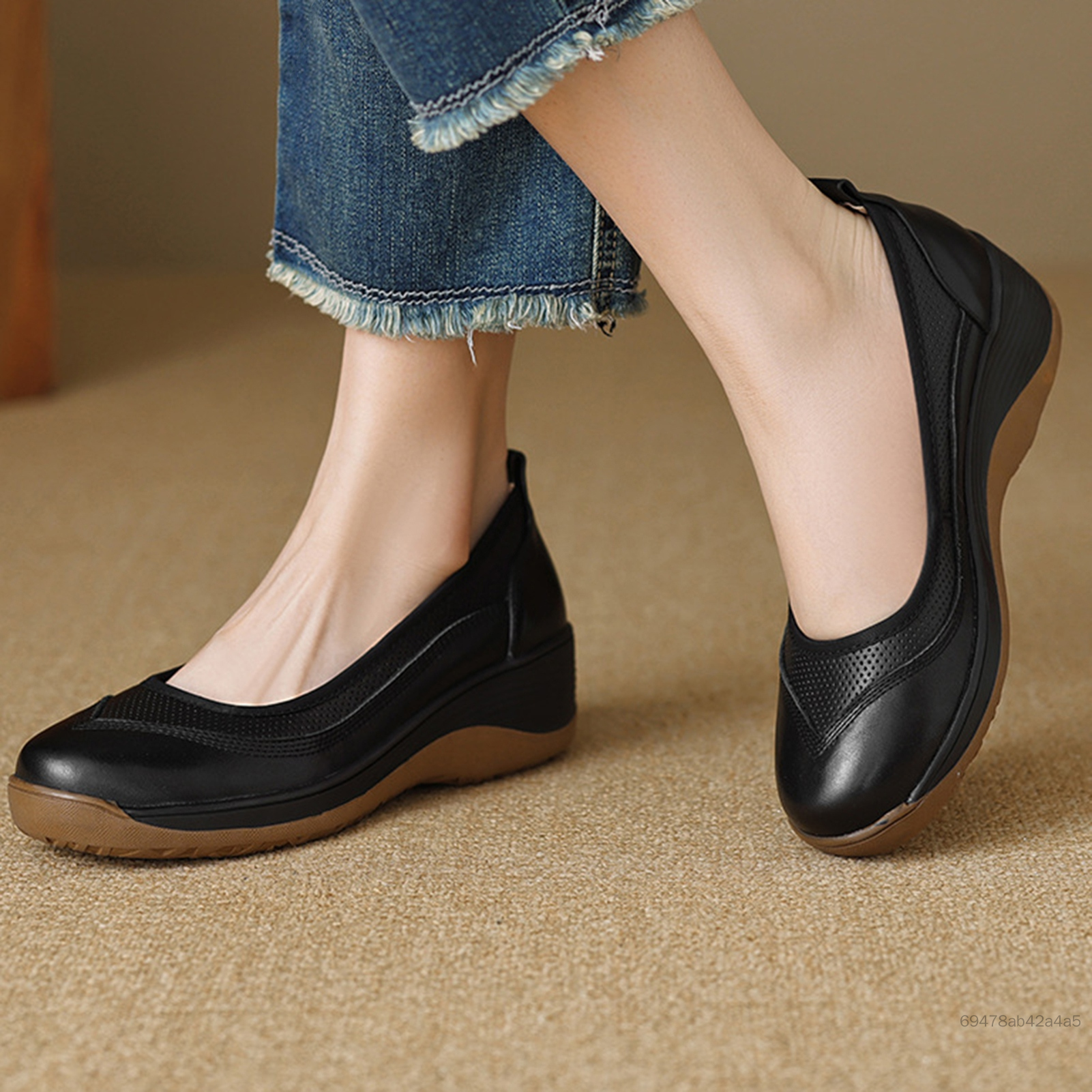 Giày Muffin Nữ Giày Sneaker Thoải Mái Thoáng Khí Giày Muffin Nữ Xuân Thu AF-VN - 3