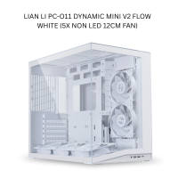 Lian Li PC-O11 Dynamic Mini V2 mATX Tempered Glass Gaming Casing Black White Flow