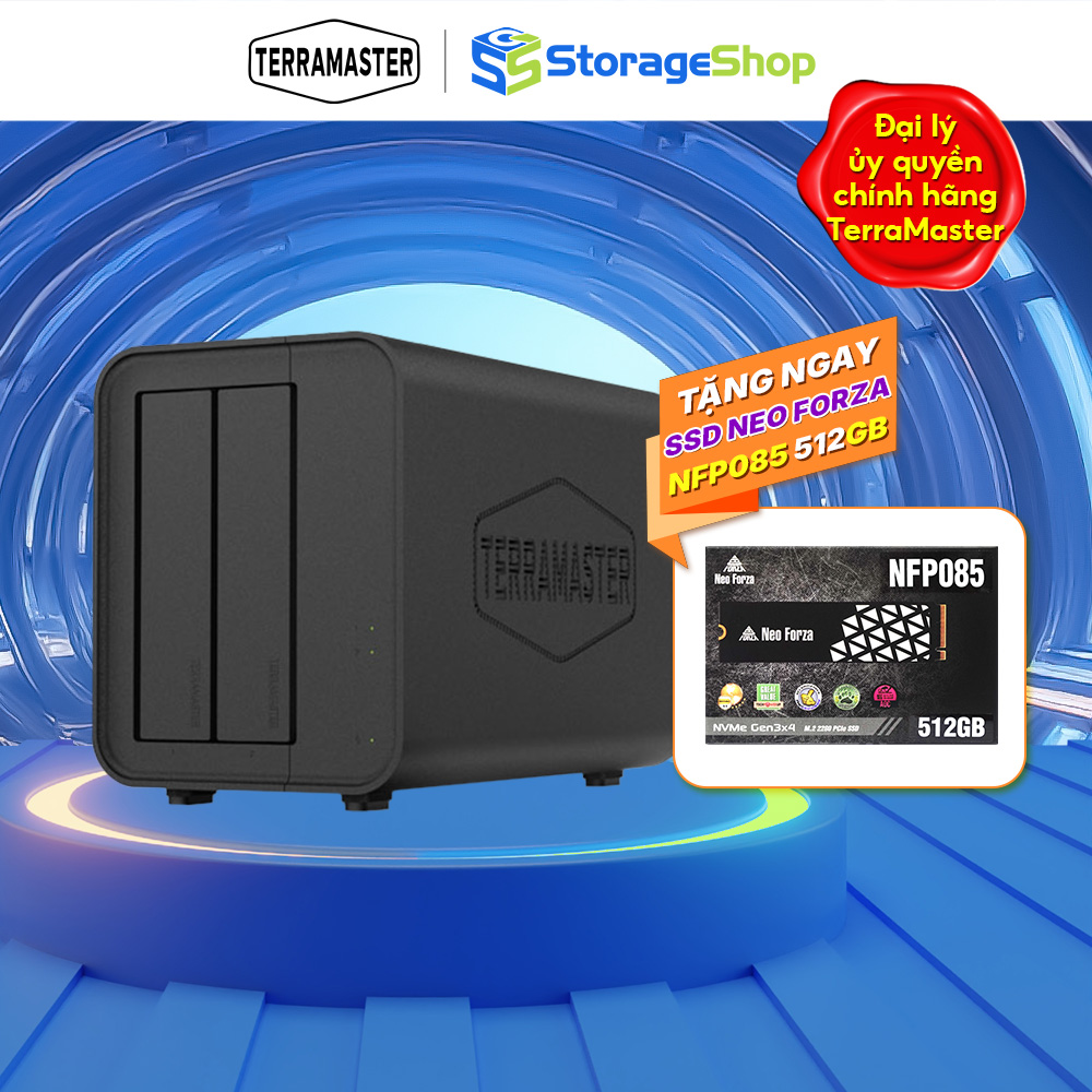 Combo Thiết bị lưu trữ mạng DAS TerraMaster D5 Hybrid và SSD Neo Forza Chính Hãng - Storage Shop Giá 11,657,800 Đồng*Miễn phí vận chuyển