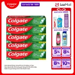 [Chỉ 15-17.11_X2 Voucher giảm đến 18%] Bộ 5 Kem đánh răng Colgate ngừa sâu răng răng chắc khỏe 100g/tuýp