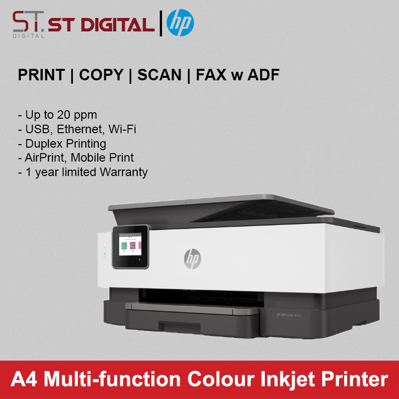 HP OfficeJet Pro 8020 All-in-One Printer pro8020 PRO8020 8020 colour printer color printer Singapore