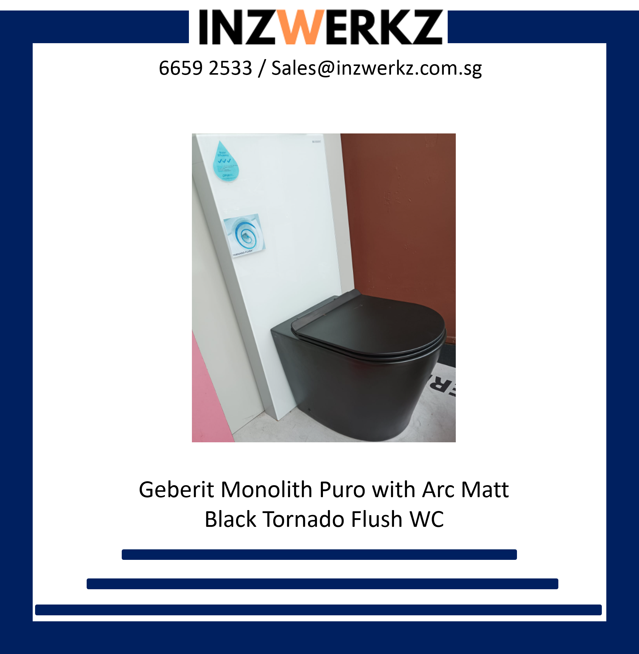 Overseas purchasing agent Geberit Monolith Puro with ARC Toilet Bowl