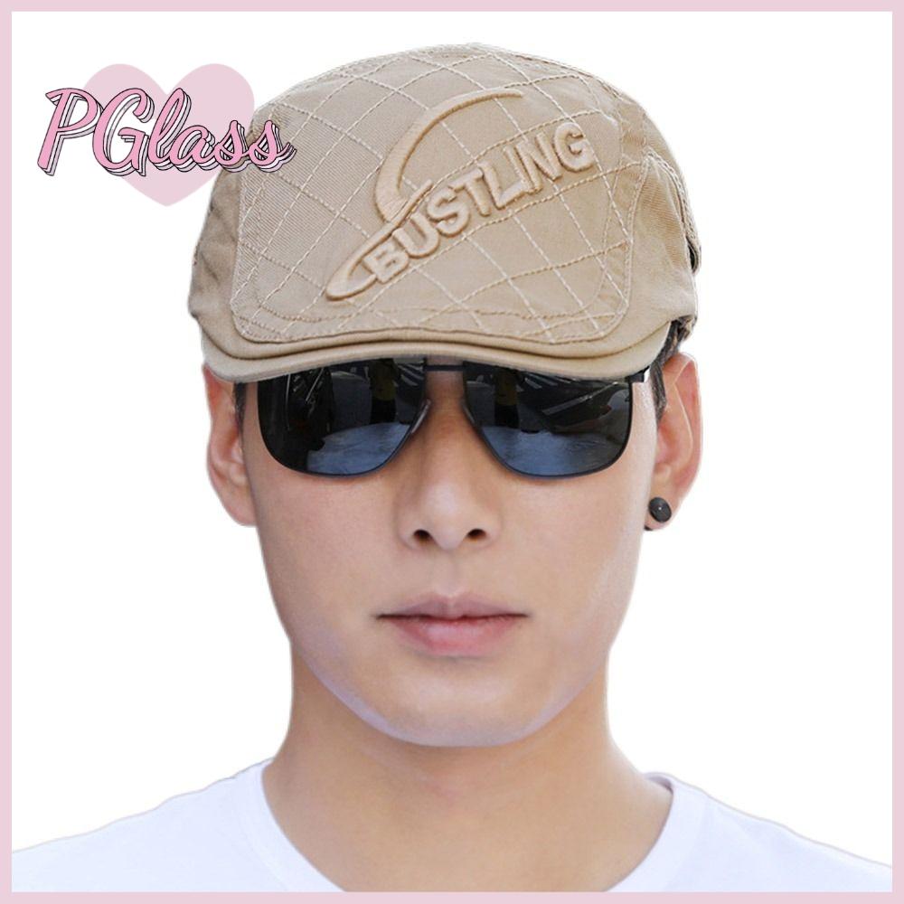 PETIGLASS Thoáng khí Mũ nồi Chống tia UV Có thể điều chỉnh Mũ Lưỡi Trai Thời trang Mùa hè Mũ Lưỡi Trai phẳng Nam