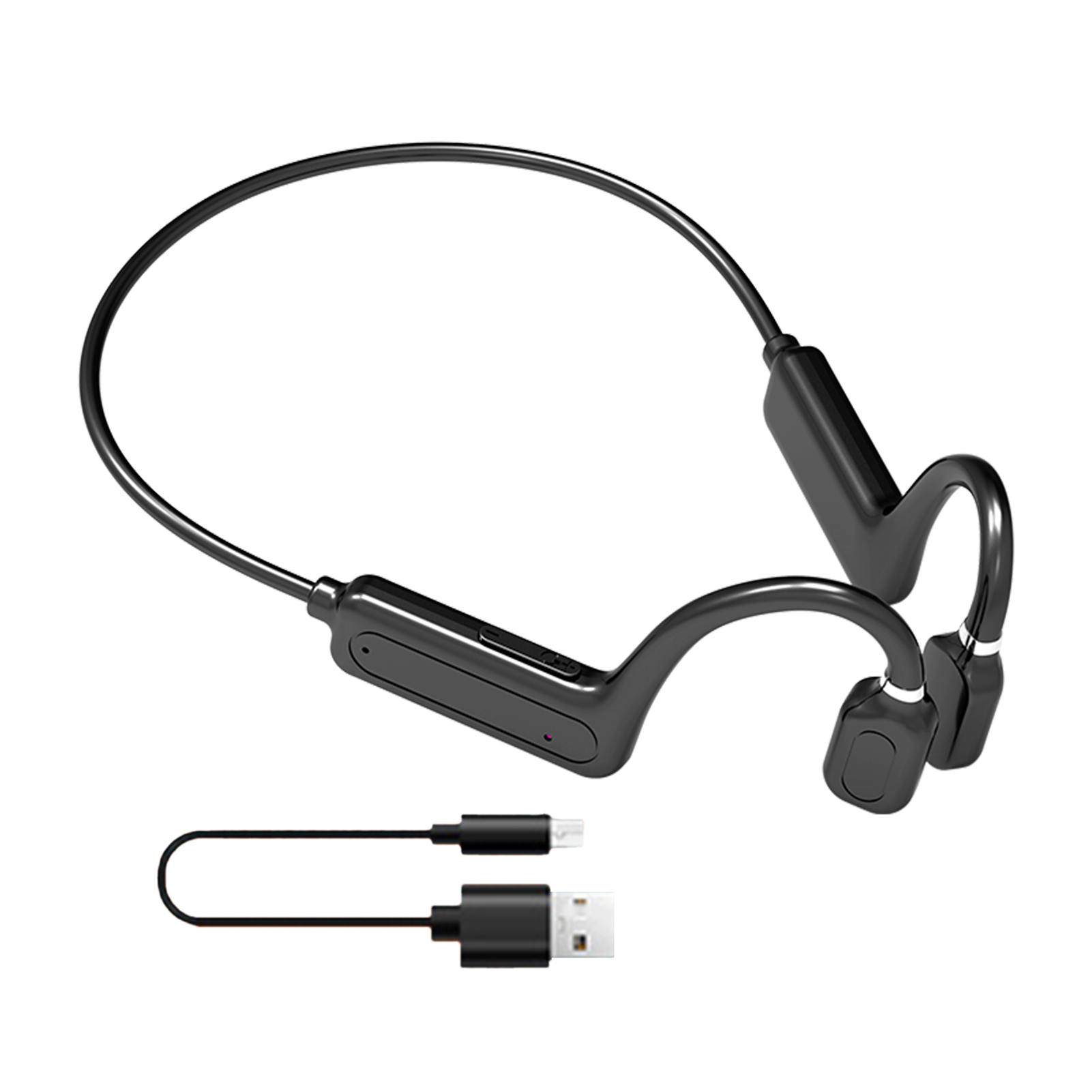 SZC หูฟังรูปทรงกระดูกส่งข้อมูลได้แบบเสถียรหู Sensitive-ติดตั้ง Bluetooth5.1หูฟัง