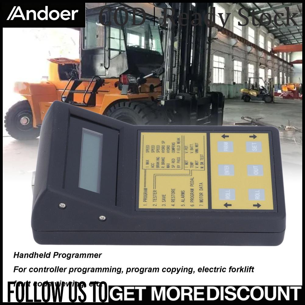 Andoer ตัวควบคุมความเร็วโปรแกรมเมอร์ 1313-4401 ABS HOUSING Handheld Programmer การออกแบบแบบพกพาจอแสดงผลที่ชัดเจนปุ่มสะดวกสำหรับรถยกไฟฟ้า ราคา 10,664 บาท*ส่งฟรี