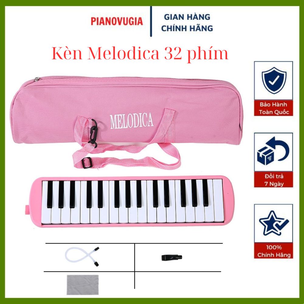 Kèn melodica 32 & 37 phím, Kèn melodion, Kèn pianica 32 phím đàn piano cho bé cảm thụ âm nhạc