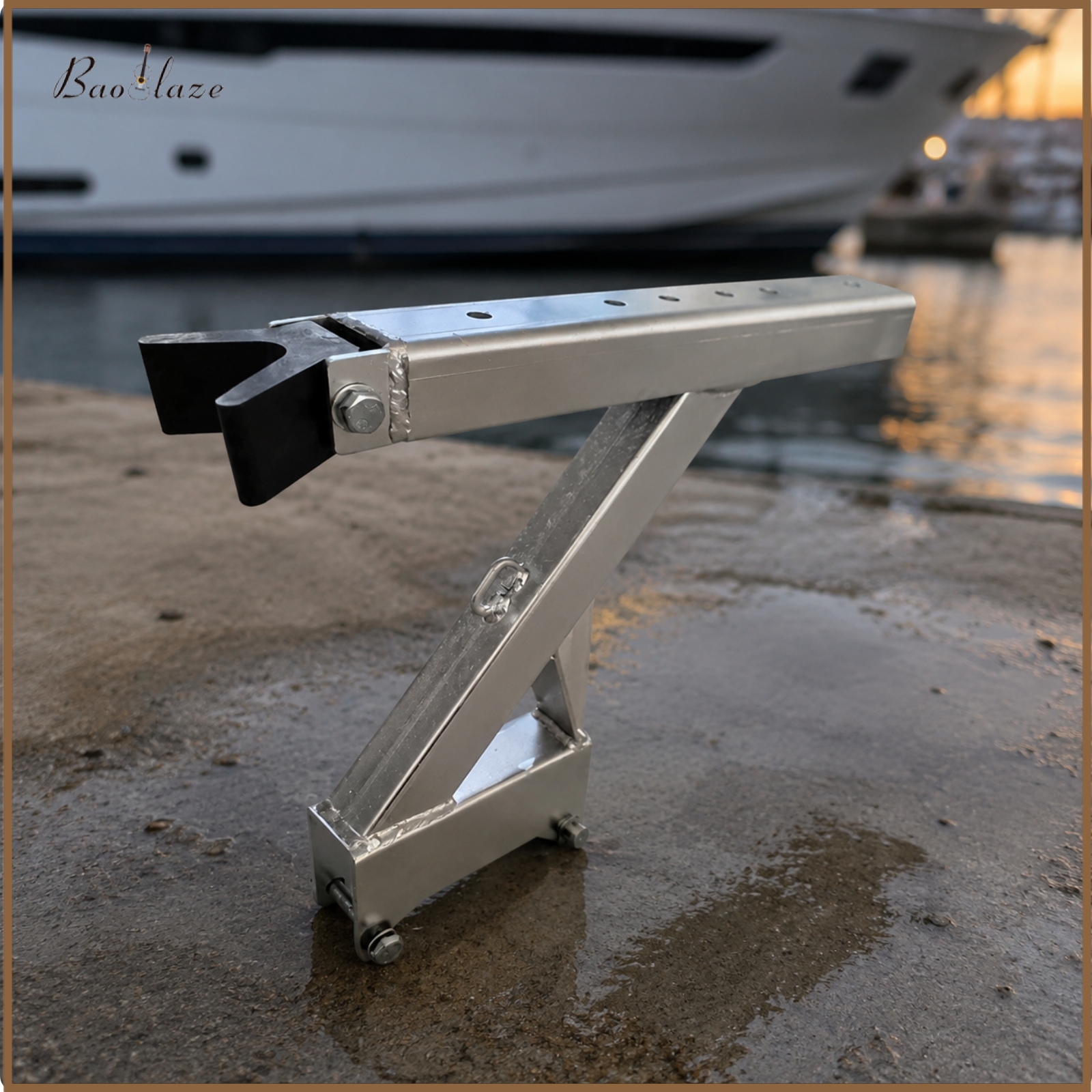 อุปกรณ์และชิ้นส่วนยานยนต์ Baoblaze สแตนเลส Yacht Trailer Support Bracket Heavy Duty ปรับได้ Trailer พร้อมแถบด้านบนวงเล็บแข็งแรงทนทานรองรับน้ำเค็ม ราคา 18,762 บาท*ส่งฟรี
