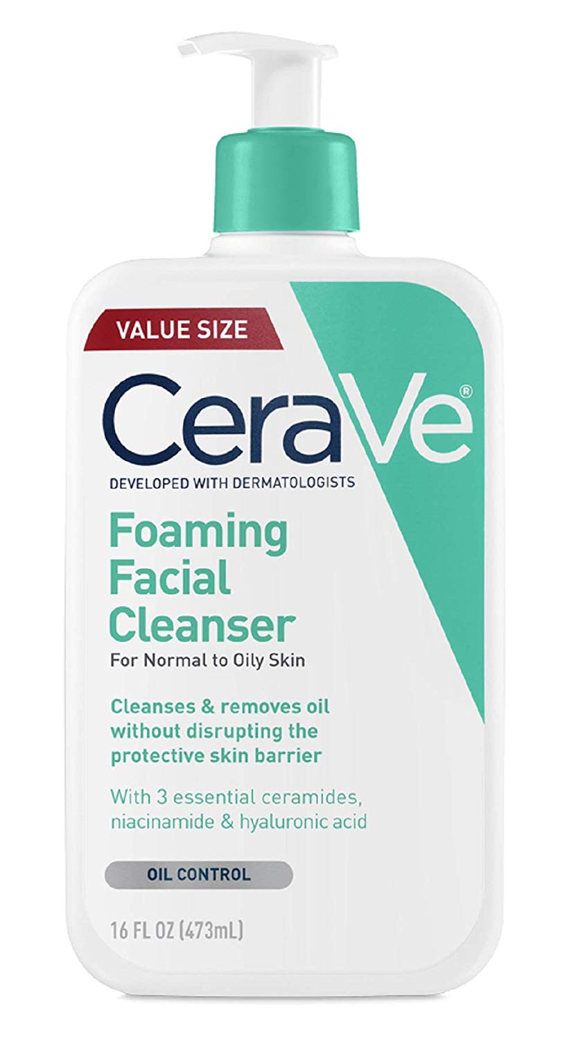 cerave foam face wash