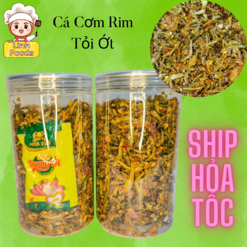 Khô Cá Cơm Rim Tỏi Ớt