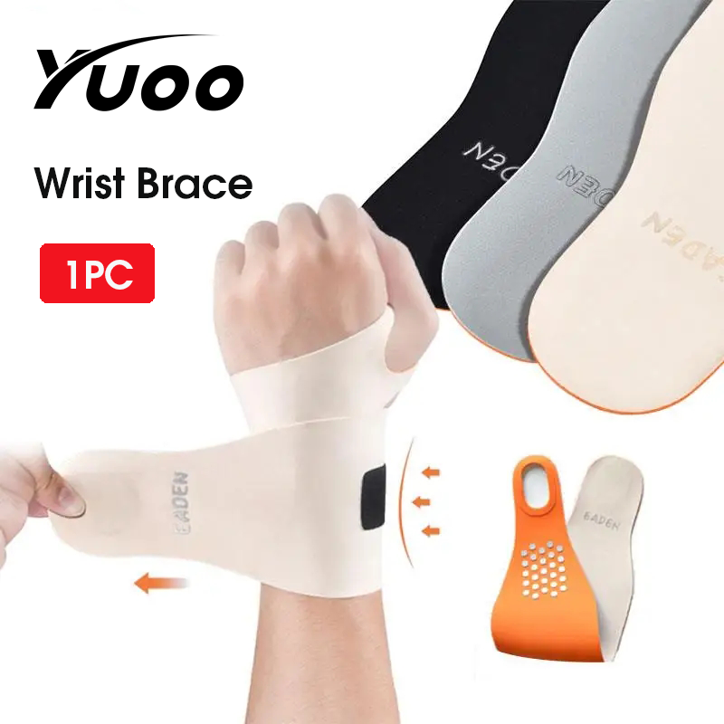 YUOO 1PC Wrist Support Splint Wrist Brace Protector Band Tendon Sheath Pain Relief Arthritis Carpal Tunnel Sprain Tendinitis Wristband