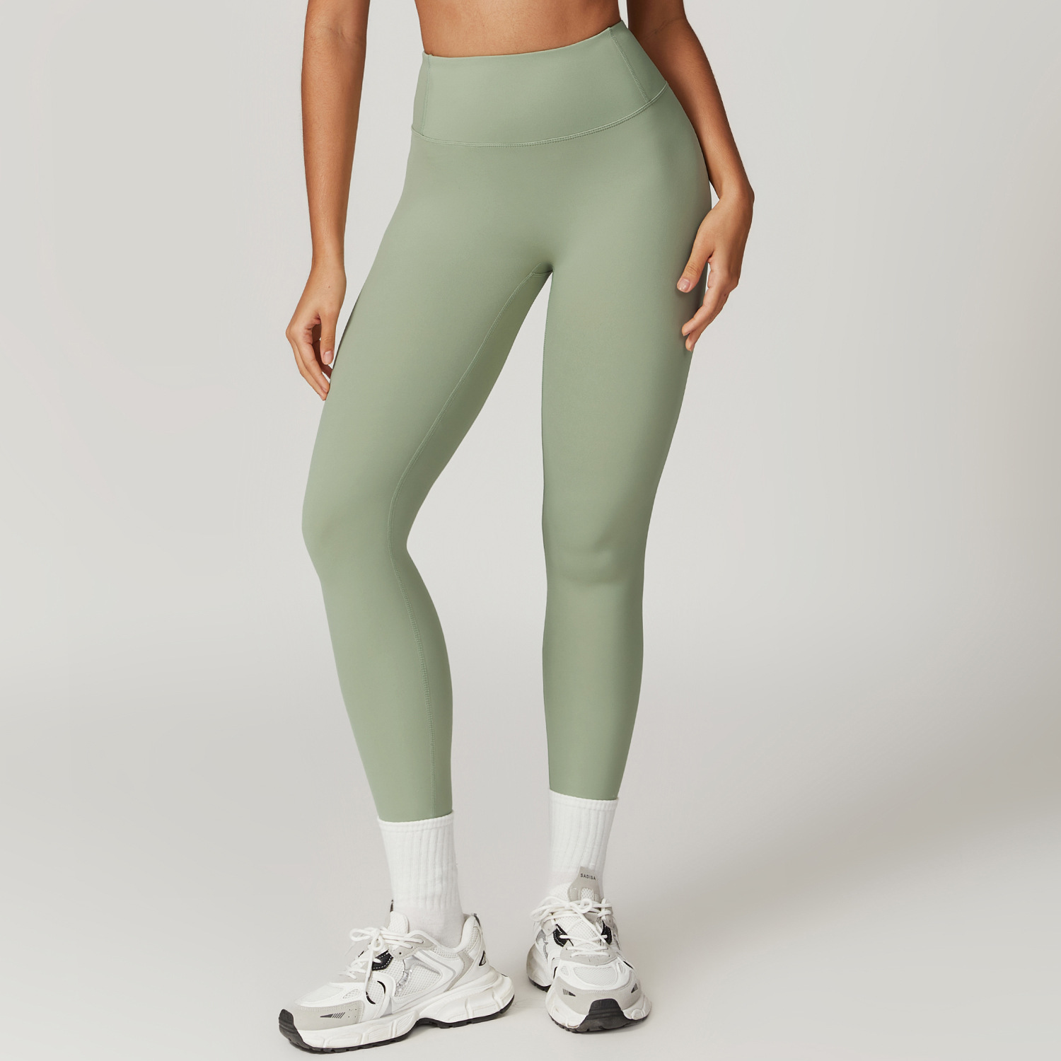 Women Gym Yoga Seamless Pants Sports Clothes Stretchy High Waist Athletic Exercise Fitness Leggings Activewear Push Up Tights - 2