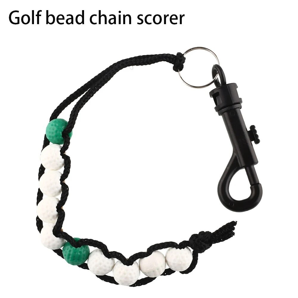1 set Golf Stroke Score Counter Plastic Golf Score Counter Golf Ball Beads Putt Counter Training Accessories Aids Easy To Use