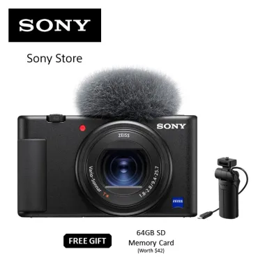 Sony Singapore Digital Camera ZV-1/ ZV1 Compact Camera + VCT-SGR1 Grip