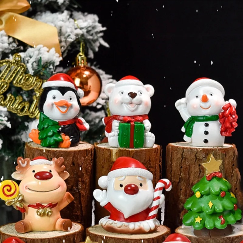 Nai sừng tấm Giáng sinh Ông già Nô En Người tuyết Mặt dây chuyền Cây giáng sinh đồ trang trí cây thông Noel trang trí mừng giáng sinh chúc mừng năm mới 2024