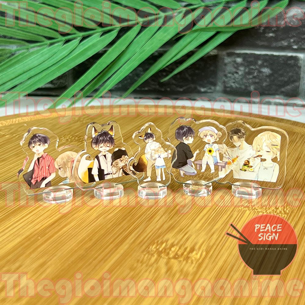 (3CM) Standee Tình yêu thầm kín Vụng Trộm Không Thể Giấu tượng mica acrylic in hình manhua chibi quà tặng xinh xắn