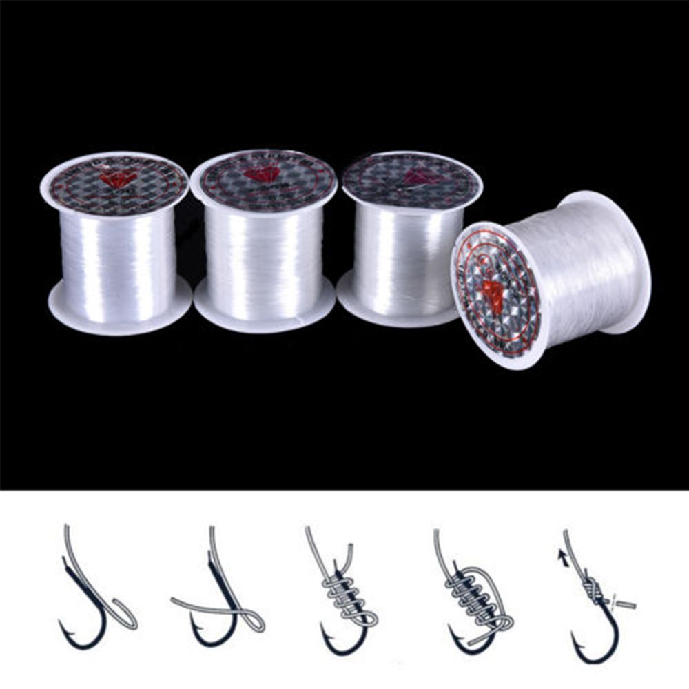 520YOSWI Cực Câu cá 0,2mm-0,6mm Dây đánh cá Nylon bện Dây cá chắc chắn Sợi chỉ sợi