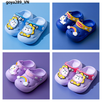 goya289 Trẻ em thích Dép hoạt hình và Guốc Gỗ đặc biệt.