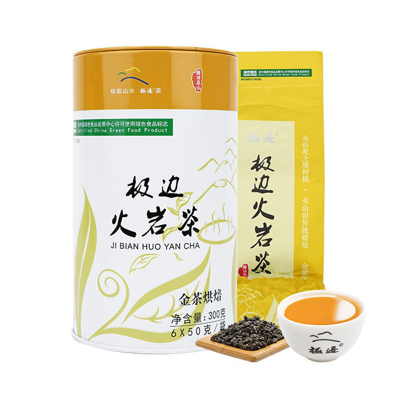 Chinese tea products loose leaves original ecological green food organic original JI BIAN HUO YAN CHA Roasted Yunnan Organic High Mountain Oolong Tea 300g Tin ราคา 1,302 บาท*ส่งฟรี