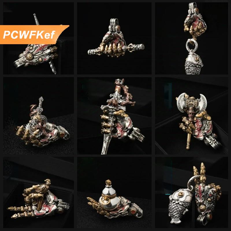 【PCWFKef】 เครื่องประดับตกแต่งโต๊ะรูปหุ่นยนต์มือต่อนิ้วที่สร้างสรรค์และเคลื่อนย้ายได้จี้ห้อยขนาดเล็กสำหรับตกแต่งโต๊ะบรรเทาความเครียด ราคา 339 บาท*ส่งฟรี