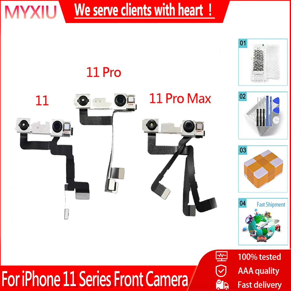 Ori cho Iphone 11 11 Pro Max camera phía trước với gần cảm biến ánh sáng linh kiện sửa chữa cáp dẻo