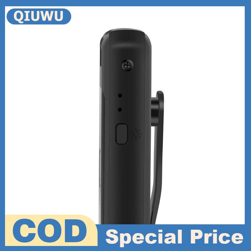 QIUWU 1ชุดเครื่องบันทึกวิดีโอดิจิตอลแบบพกพา WiFi HD 1080P กล้องจิ๋วของตำรวจ bodycam อินฟราเรดกล้องถ่ายวิดีโอขนาดเล็กมองเห็นกลางคืน ราคา 218 บาท*ส่งฟรี