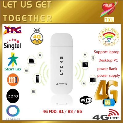4G LTE WiFi Router USB Modem Mobile Hotspot Wireless Sim Card Slot Broadband wingle dongle