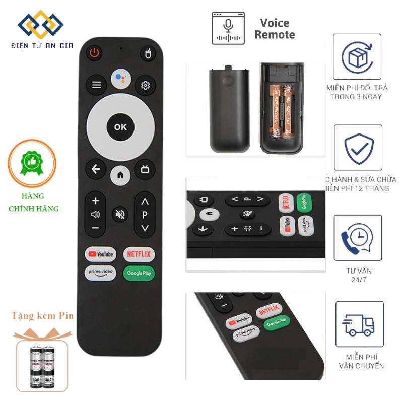 CHÍNH HÃNG PHÍM ÊM Điều khiển GIỌNG NÓI VOICE đầu box Android Box MECOOL Z8 TV98 KM7 2 1 6 3 plus -BẢN MỚI NHẤT