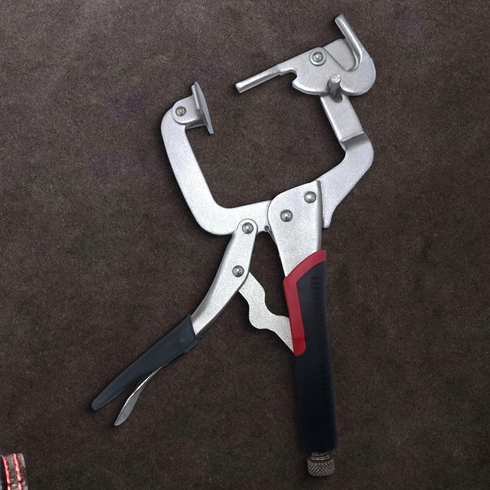 HILABEE Metal Face Clamp Drawers 11.81'' Corner Clamp for Construction Soldering