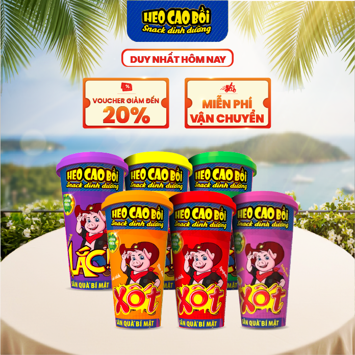 [GIAO HÀNG TOÀN QUỐC] [Combo 5 / 10] - Chọn vị - Xúc xích tiệt trùng xốt Heo cao bồi ly (Chọn vị)