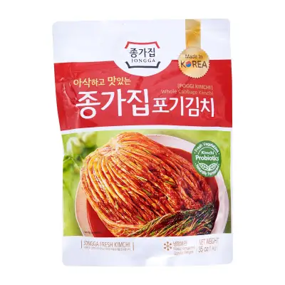 Daesang Jongga Poggi Kimchi (Whole cabbage Kimchi) Pouch - Korean