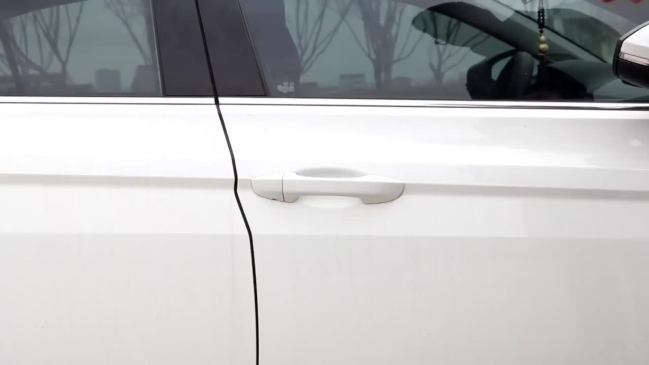 kdgtFUNDUOO Glossy Black Chrome Car Door Handle Cover Trim Sticker