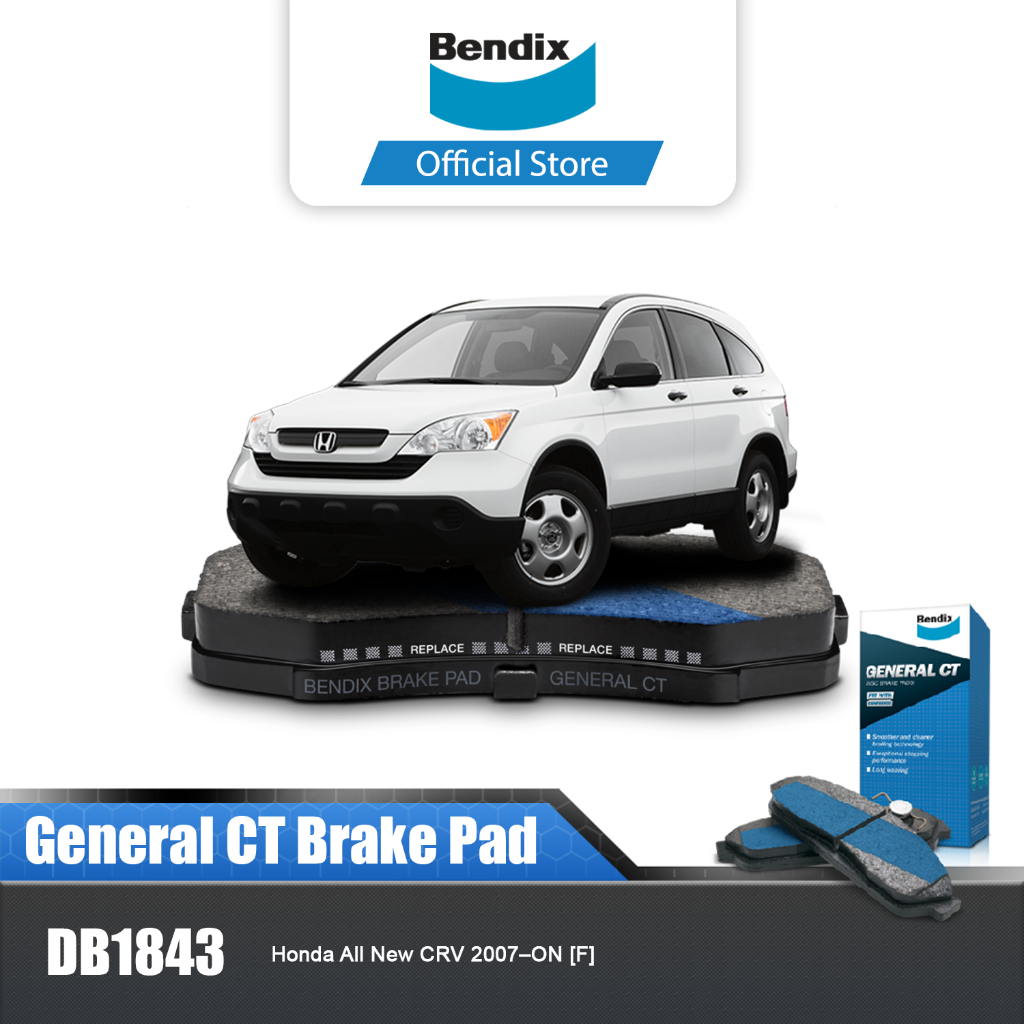 Bendix Kampas Rem Depan Mobil All New Honda CRV - DB1843GCT Harga 624,400 Ringgit*Penghantaran Percuma