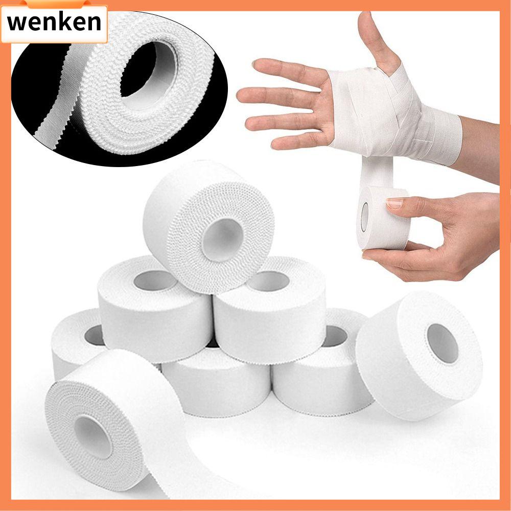 WENKEN 2.5/3.8/5cm 9.1Meters Chăm sóc sức khỏe Băng dính thể thao Dụng cụ khẩn cấp Tự dính Băng gạc thể thao Bông Co giãn đàn hồi Băng co giãn Đầu gối, cổ tay, mắt cá chân