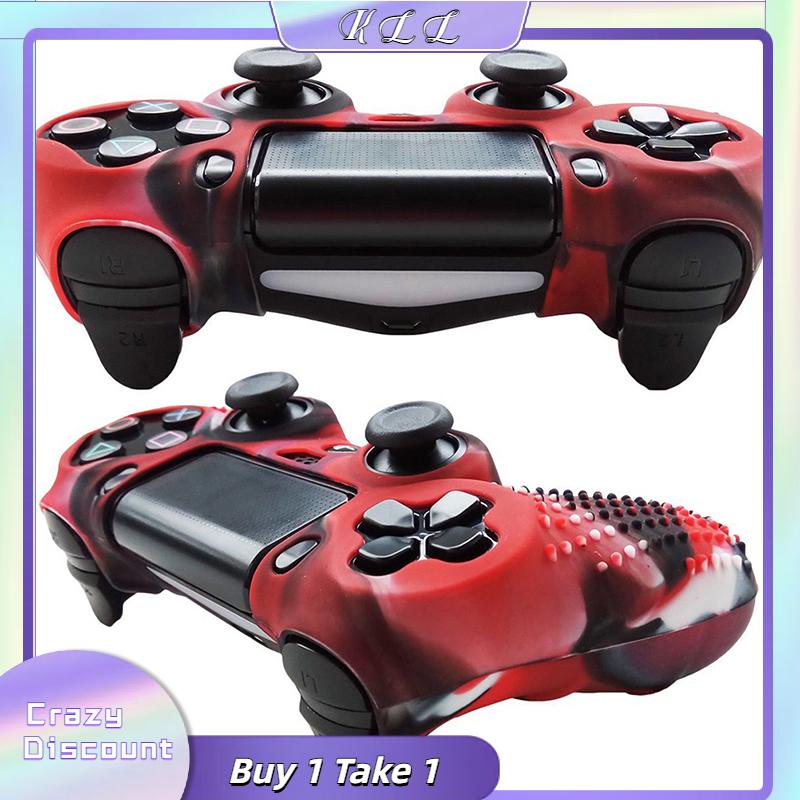 KLL Doushaopa Ốp Bọc Tay Cầm Bằng Cao Su Silicon Ngụy Trang Cho PlayStation 4 PS4 Điều Khiển