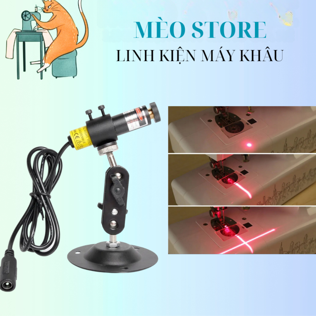 Đèn soi dấu laser, đèn lấy dấu, định vị,đèn cần laser dấu cộng, dấu trừ có nam châm dùng trong may mặc, cắt gỗ