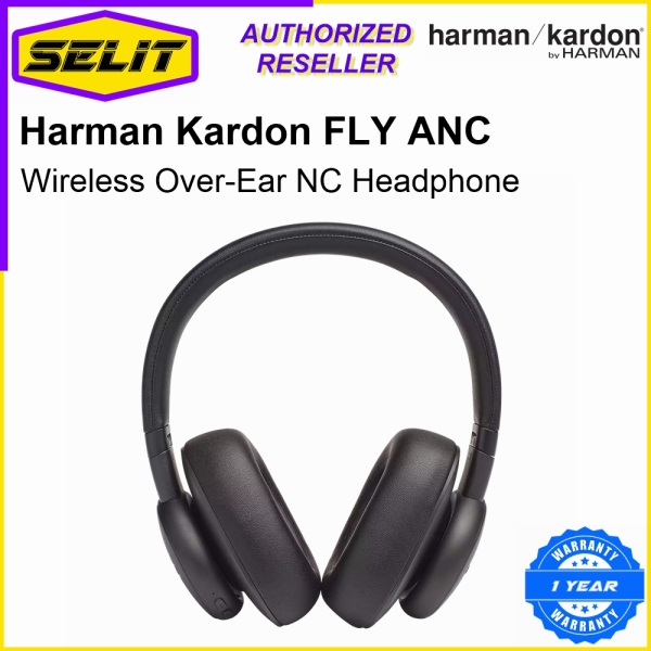 Harman Kardon FLY ANC Wireless Over-Ear NC Headphone Premium Comfort and Design [Selit Trading] Singapore