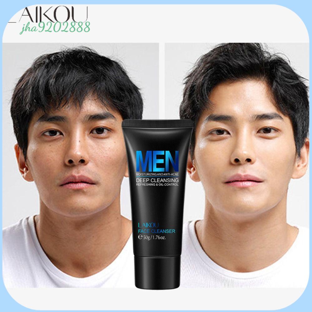 JHA9202888 50g Sữa rửa cho nam Rửa Dưỡng ẩm Mỹ phẩm tẩ bào chết Norishing sâu Chăm sóc da cho nam