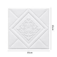 ZENTEN 3535cm 3D Foam Ceiling Self-adhesive Waterproof Wall Stickers  Anti-collision Background Wallpaper Bed Room Decor
