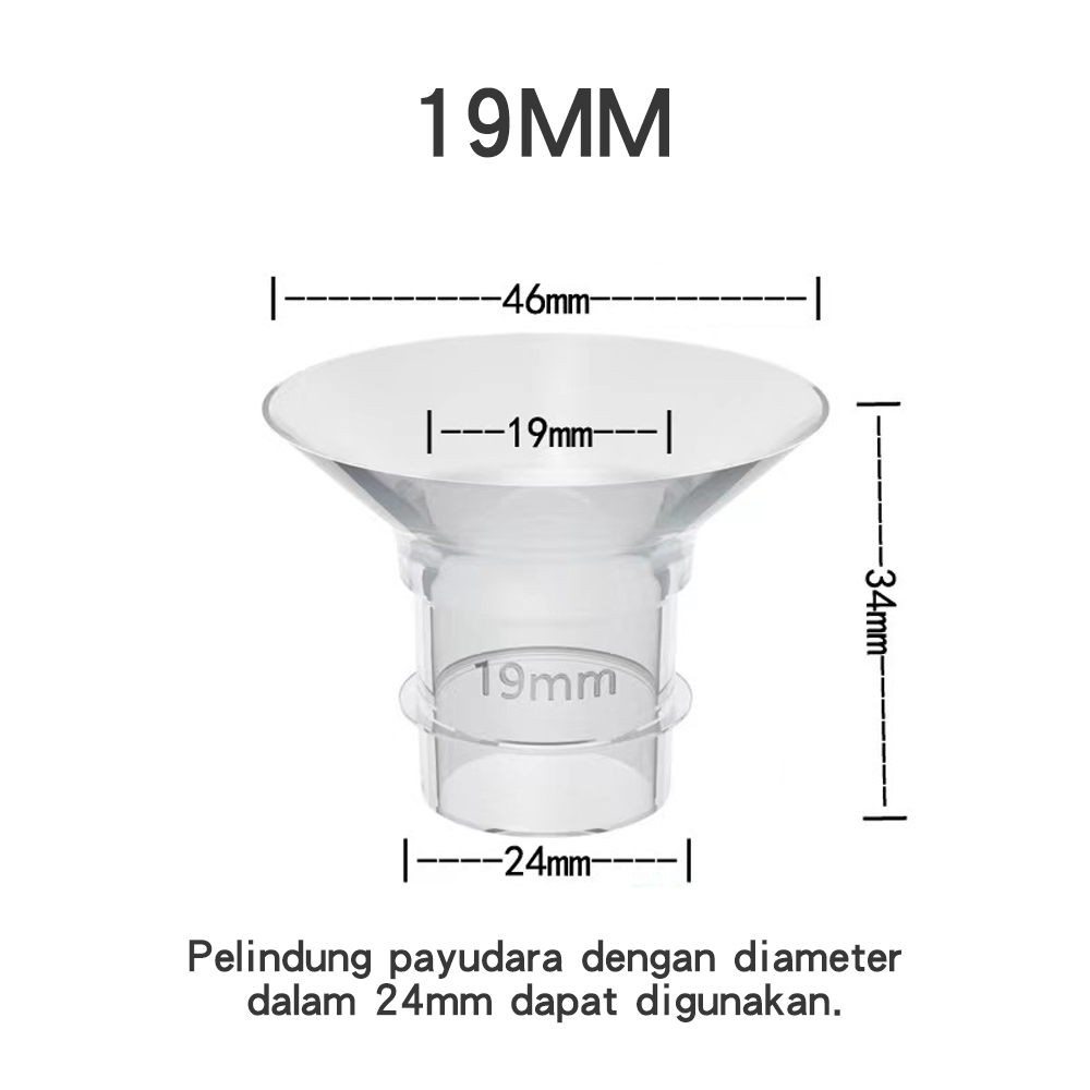 Mumystation Silicone Breast Pump Connector 13/15/17/19/21/24mm Breast Pump Replacement Breast Milk Pump Flange Inserts