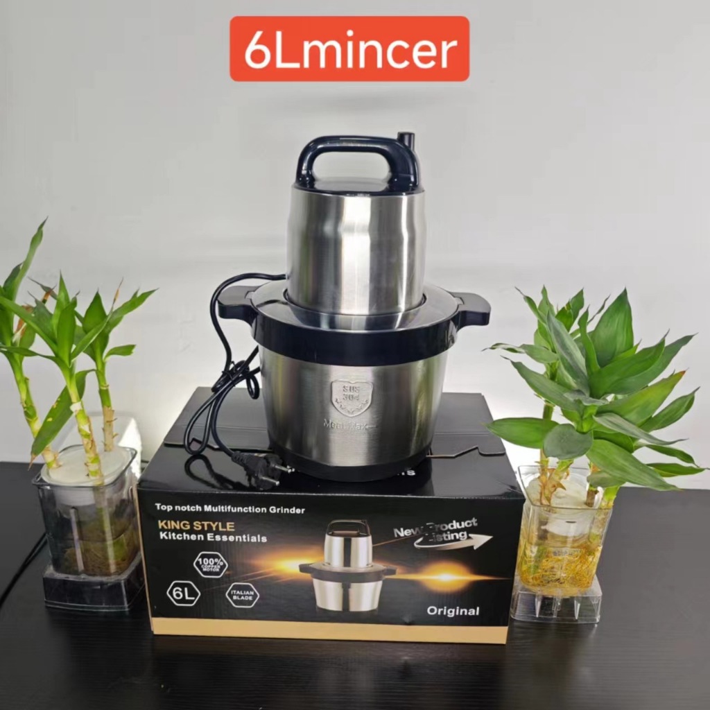 🔥 MÁY XAY ĐA NĂNG Kingstyle 6 LÍT 1800W – XAY NHANH, CỰC KHỎE PVN9960🔥
