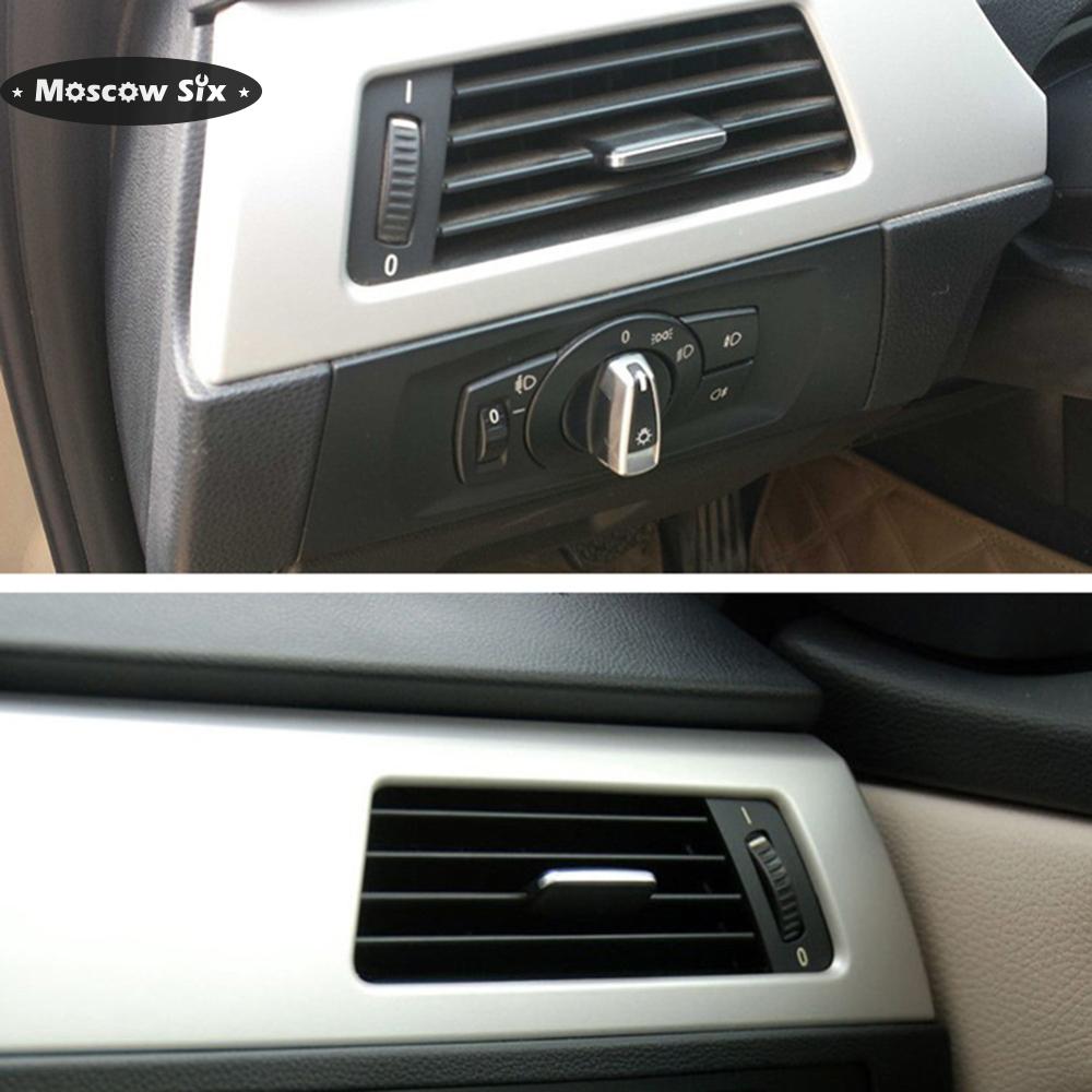 BMW E90 3 Series phía trước giá kẹp trên cửa gió máy lạnh Bộ đồ nghề điện cho 2005-2012 bền nhựa A/C lỗ thông hơi sửa chữa