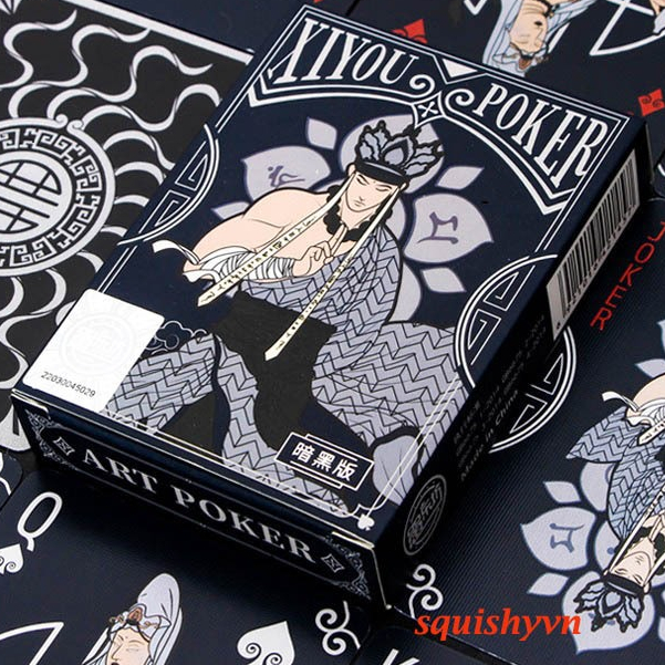 Bộ bài Tây TÂY DU KÍ, bộ tú poker TÔN NGỘ KHÔNG HỒNG LÂU MỘNG 54 lá in hình anime manga dễ thương độc đáo - MSP259692