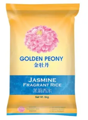 Golden Peony Jasmine Fragrant Rice 5kg (Free Delivery)