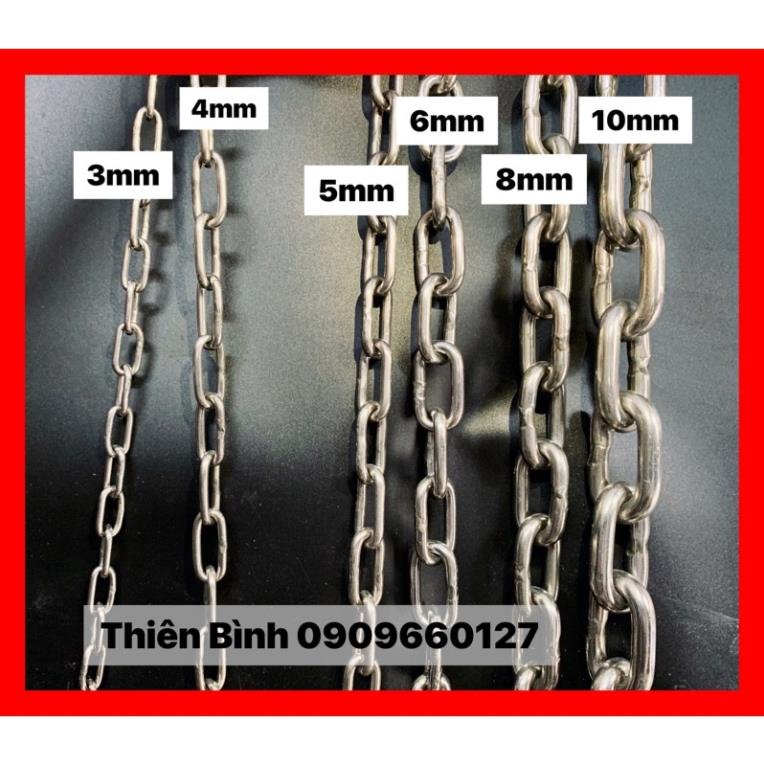 Dây Xích INOX 304 - Vật Tư Cáp Thép