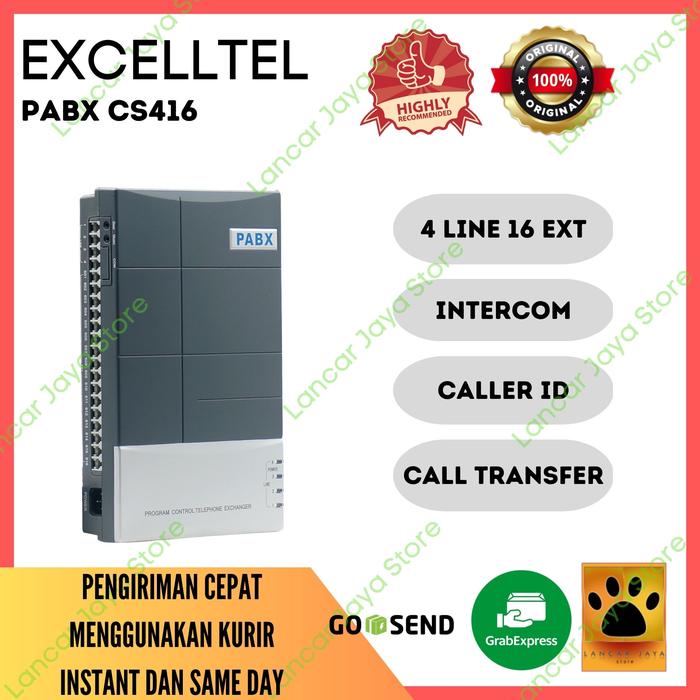 PABX EXCELLTEL CS-416 (4 LINE 16 EXTENSION) - Elvoir Store Harga  2,610,000 Ringgit*Penghantaran Percuma