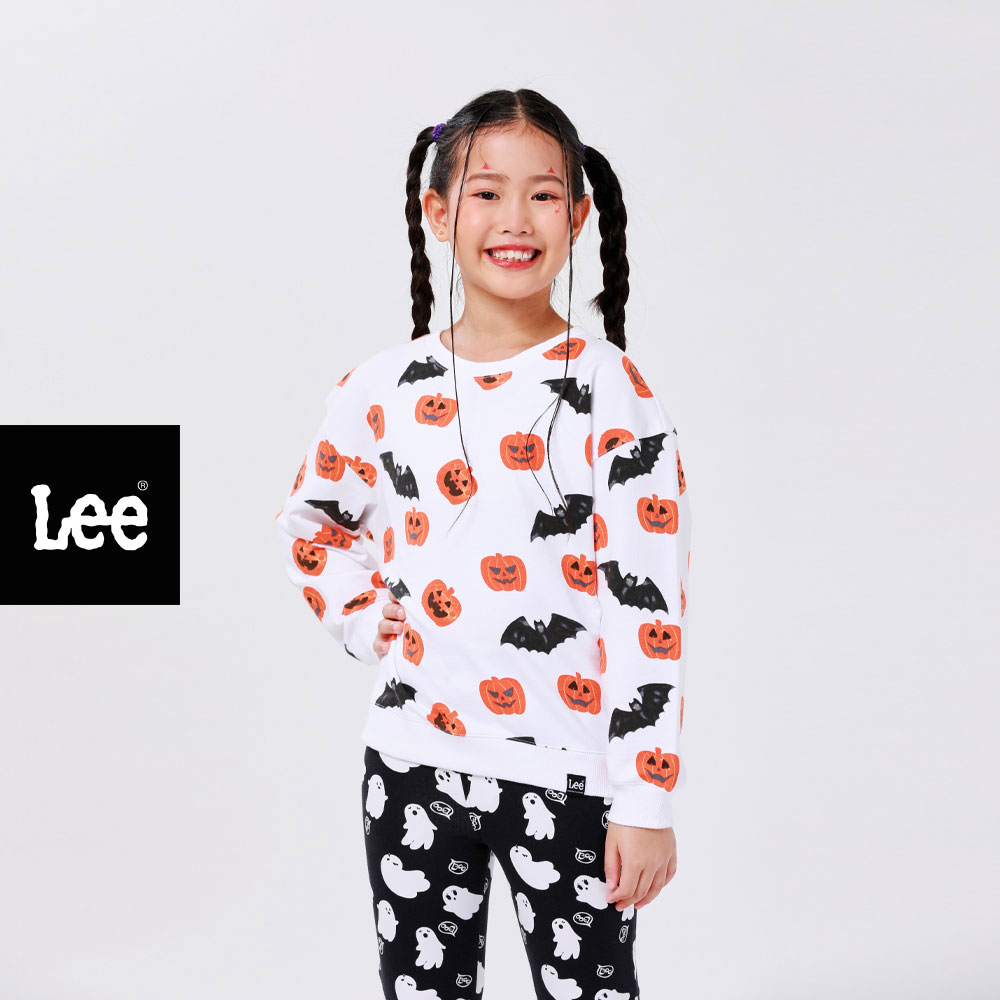 LEE KIDS เสื้อสเวตเชิ้ตเด็กผู้หญิง คอลเลคชั่น Halloween ทรง Comfort รุ่น LK F224GPULN26 ราคา 1,113 บาท*ส่งฟรี