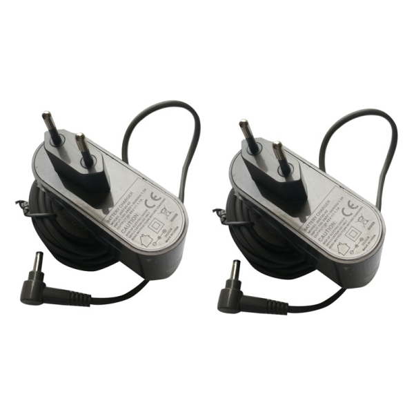 2X Suitable for Dyson Dyson V10 Vacuum Cleaner Charger 30.45V-1.1A Vacuum Cleaner Power Adapter-EU Plug