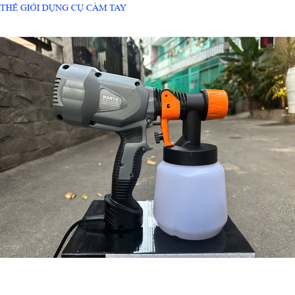 Máy phun sơn NANYA BS-SG800W công suất lớn 800W, 3 chế độ vòi phun hàng chính hãng THẾ GIỚI DỤNG CỤ CẦM TAY GIÁ SĨ