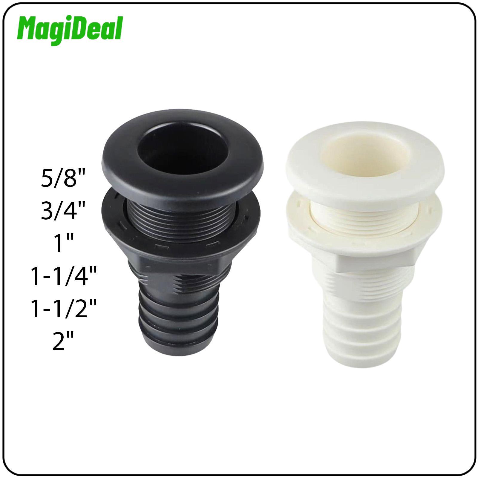 Boats thru Hull Fitting Leakproof Deck Drain Outlet Drain Overflow Connector for Drain Plug RV Boat Plumbing Drainage Boating ราคา 1,918 บาท*ส่งฟรี