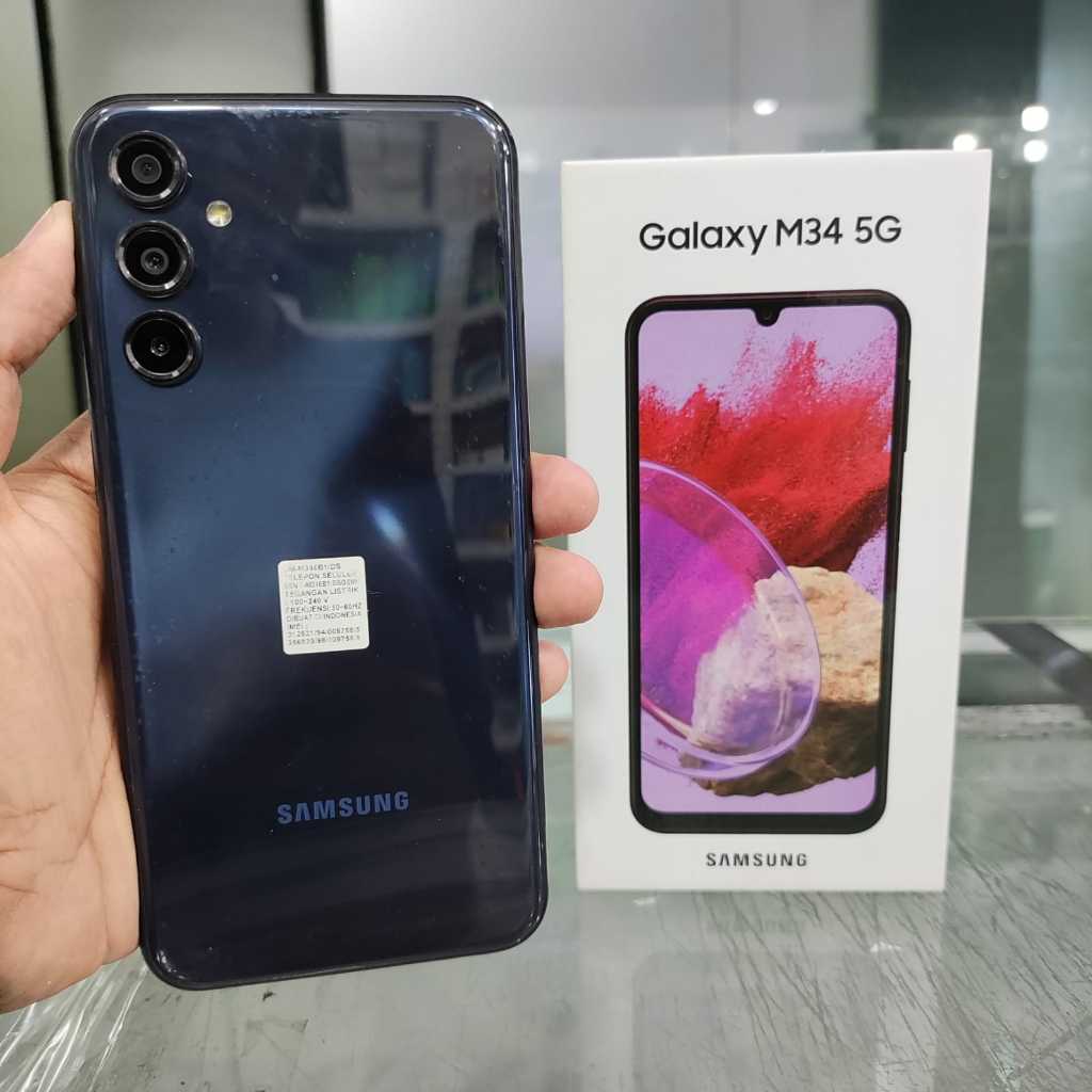 Samsung M34 5G Ram 8GB Rom 128GB Second Original Giá 2,549,025 Đồng*Miễn phí vận chuyển